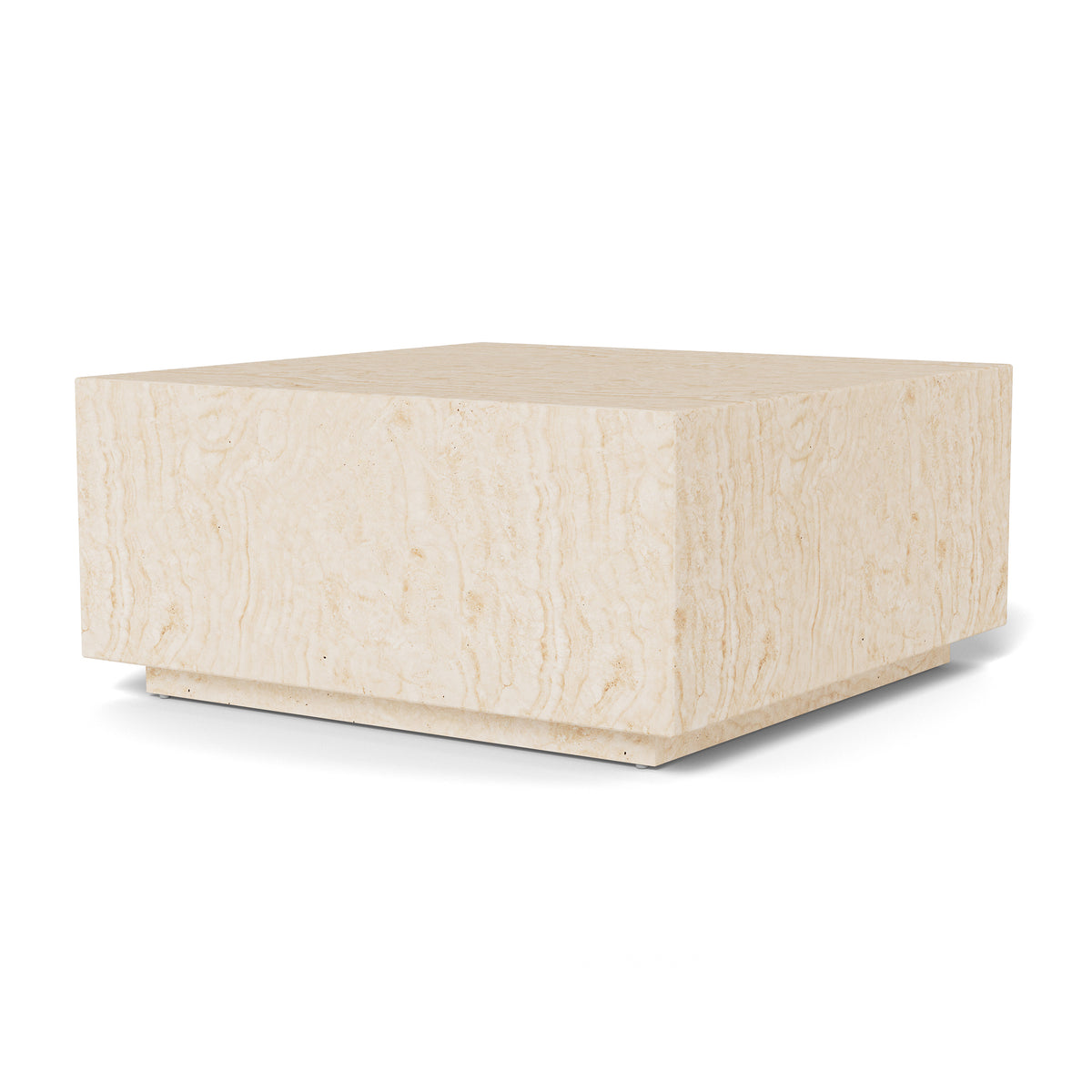 Sofabord 90x42 i minimalistisk stil | Quadrato Travertin