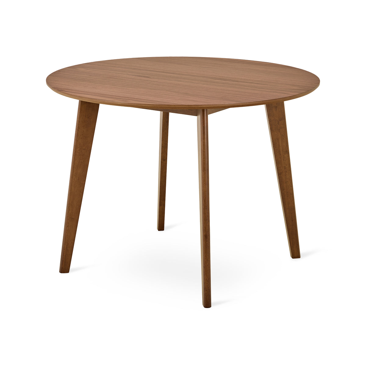 Rund spisebord 105x76 i skandinavisk stil | Krel, valnødbrun