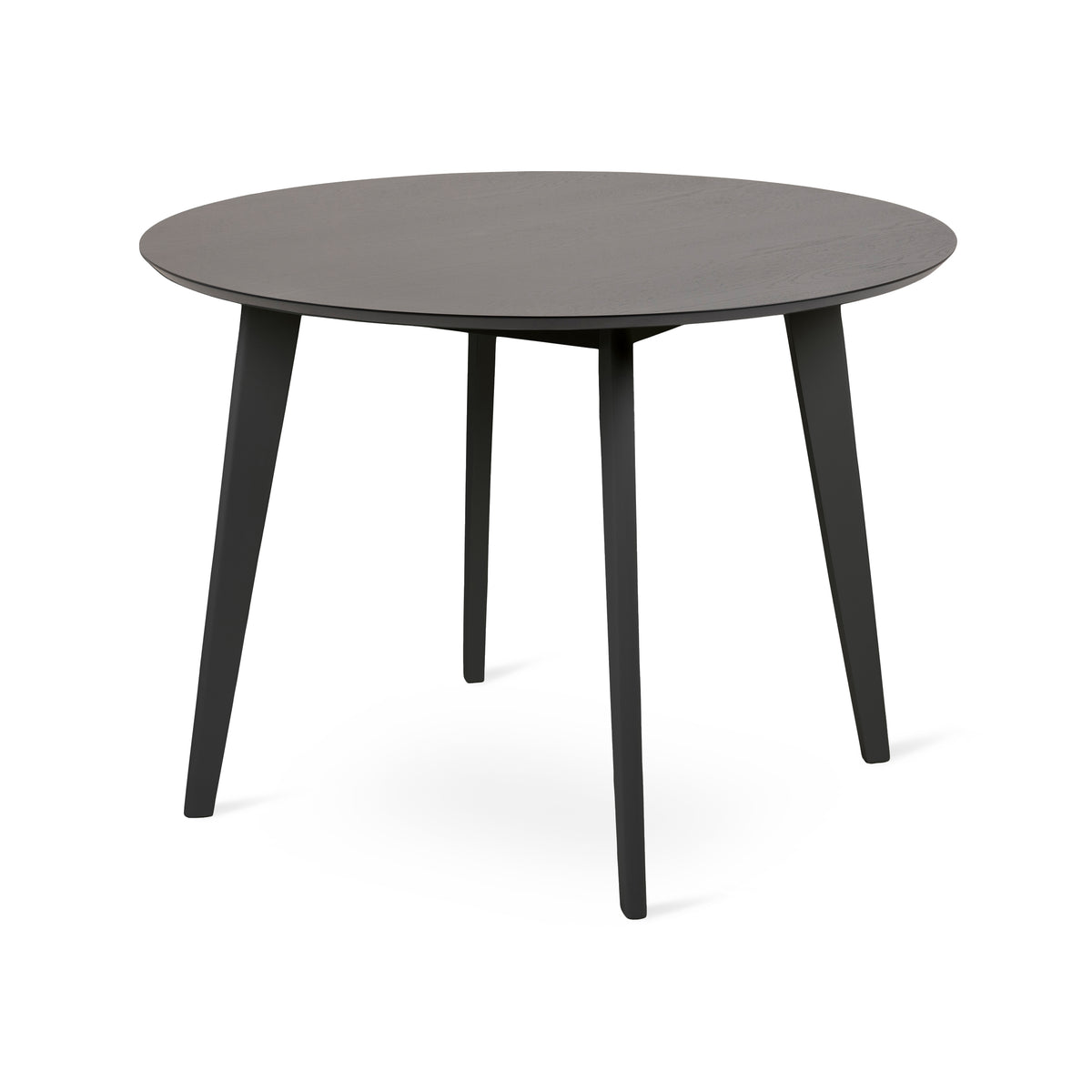 Rund spisebord 105x76 i skandinavisk stil | Krel, mat sort