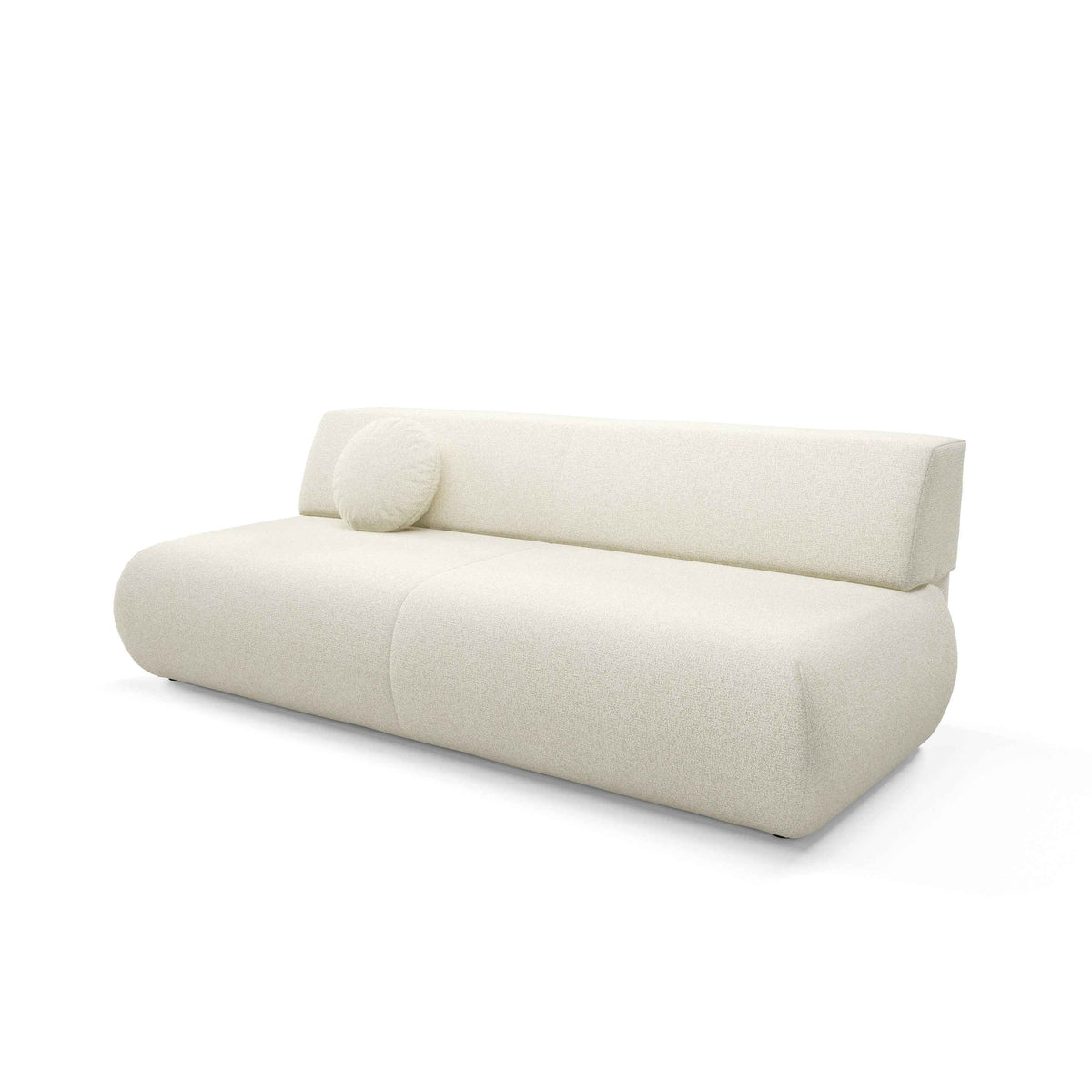 Puentro-sofa, sovesofa 140x200 med opbevaringsrum i moderne stil – set fra siden | Pillovely