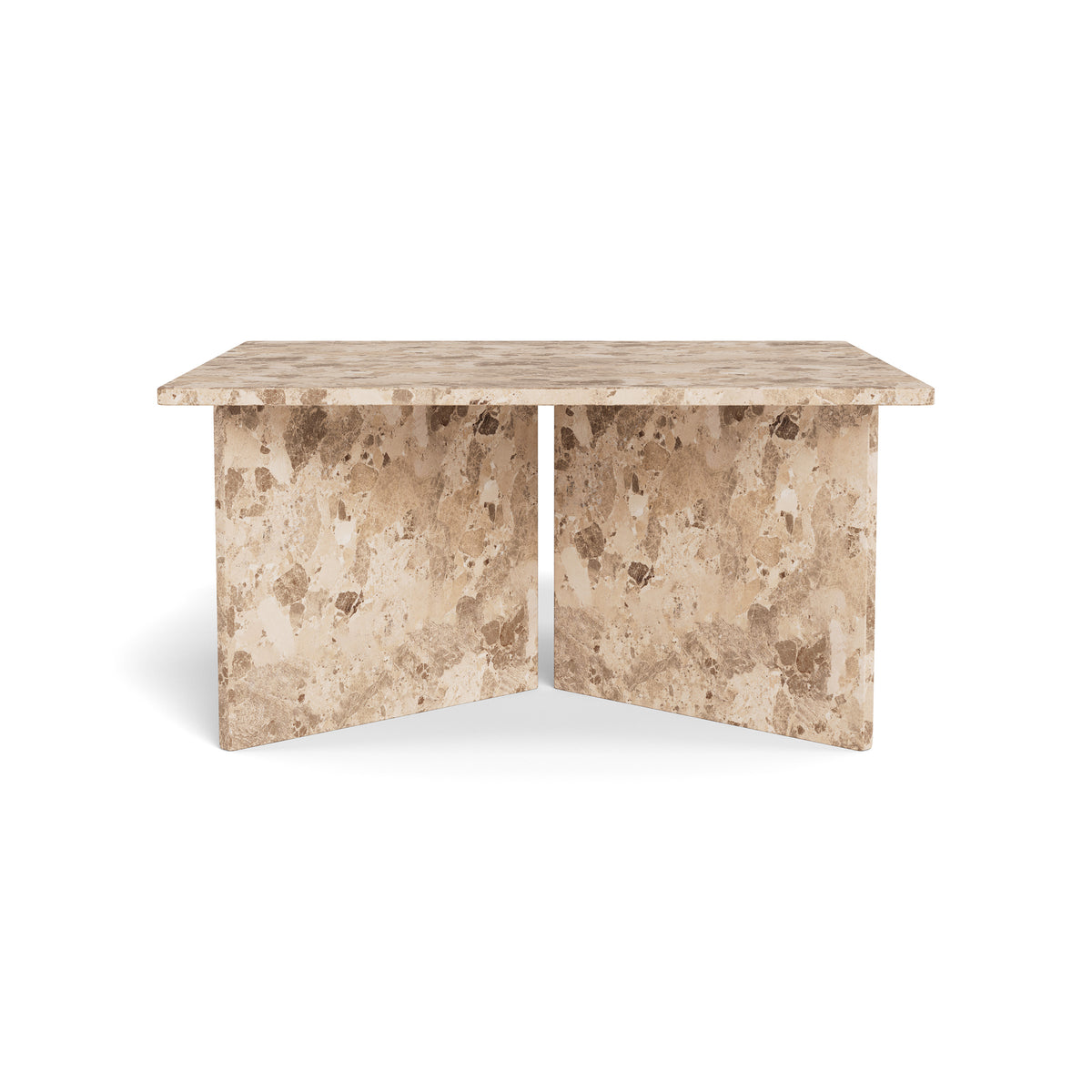 Plaris sofabord 90x42 i elegant stil – set forfra