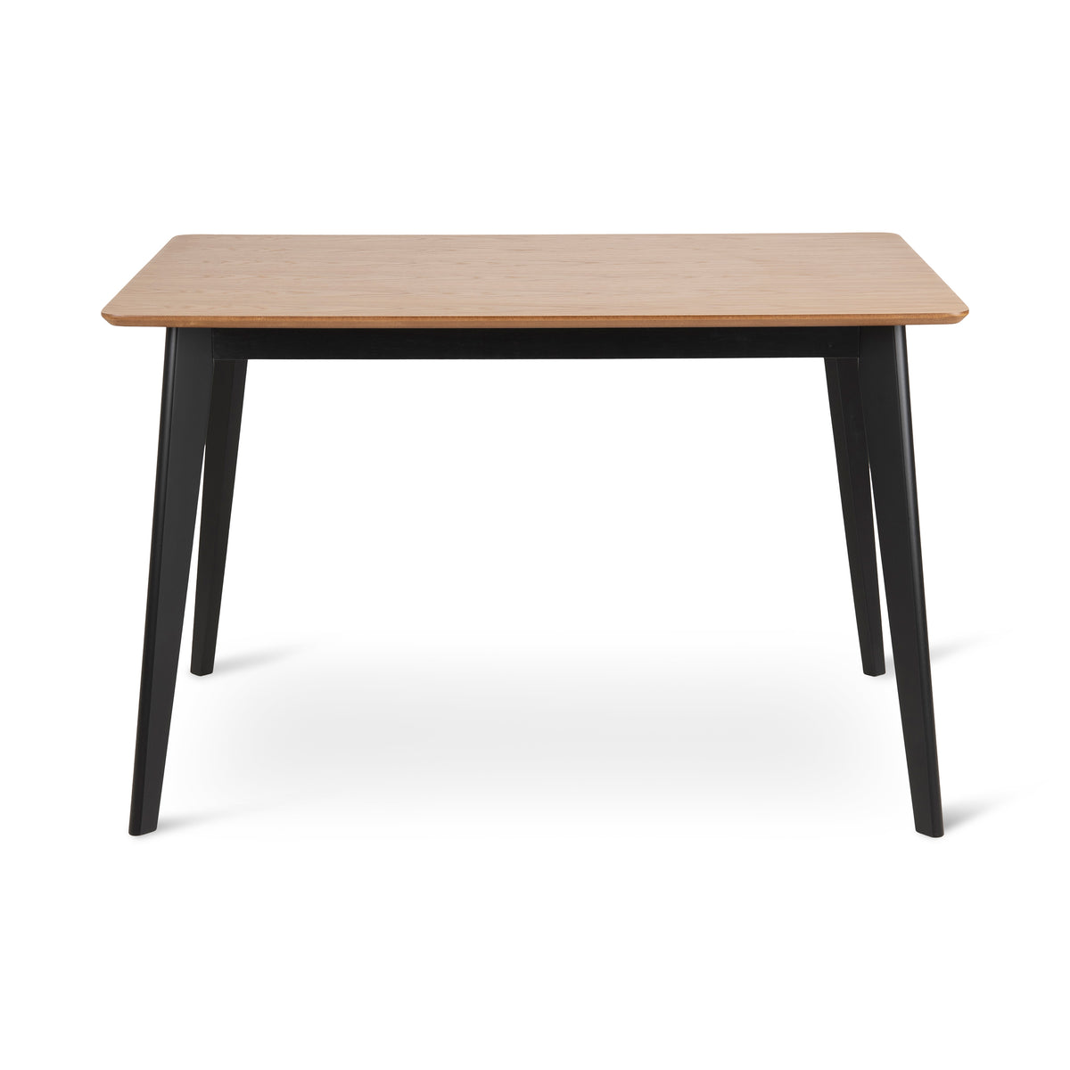 Krel-spisebord 120x80 i skandinavisk stil – set forfra