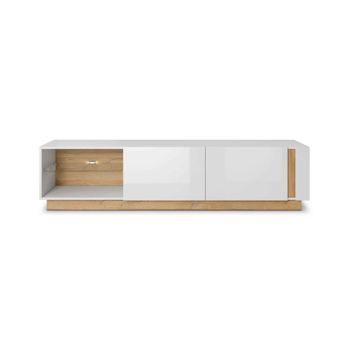 Armelia TV-bord 188x46 i glamour-stil – set forfra
