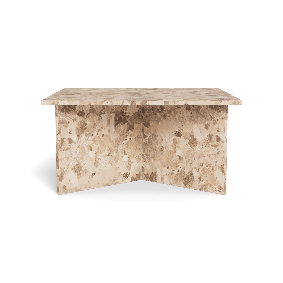 Plaris sofabord 90x42 i elegant stil – set fra siden