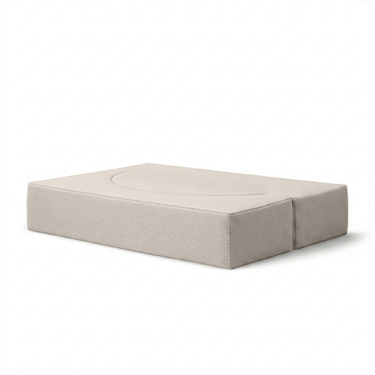 Lunaria havemøbelsofa i skum, 200x100x70 cm, i japandi-stil, Harris-udendørsstof – billede 6