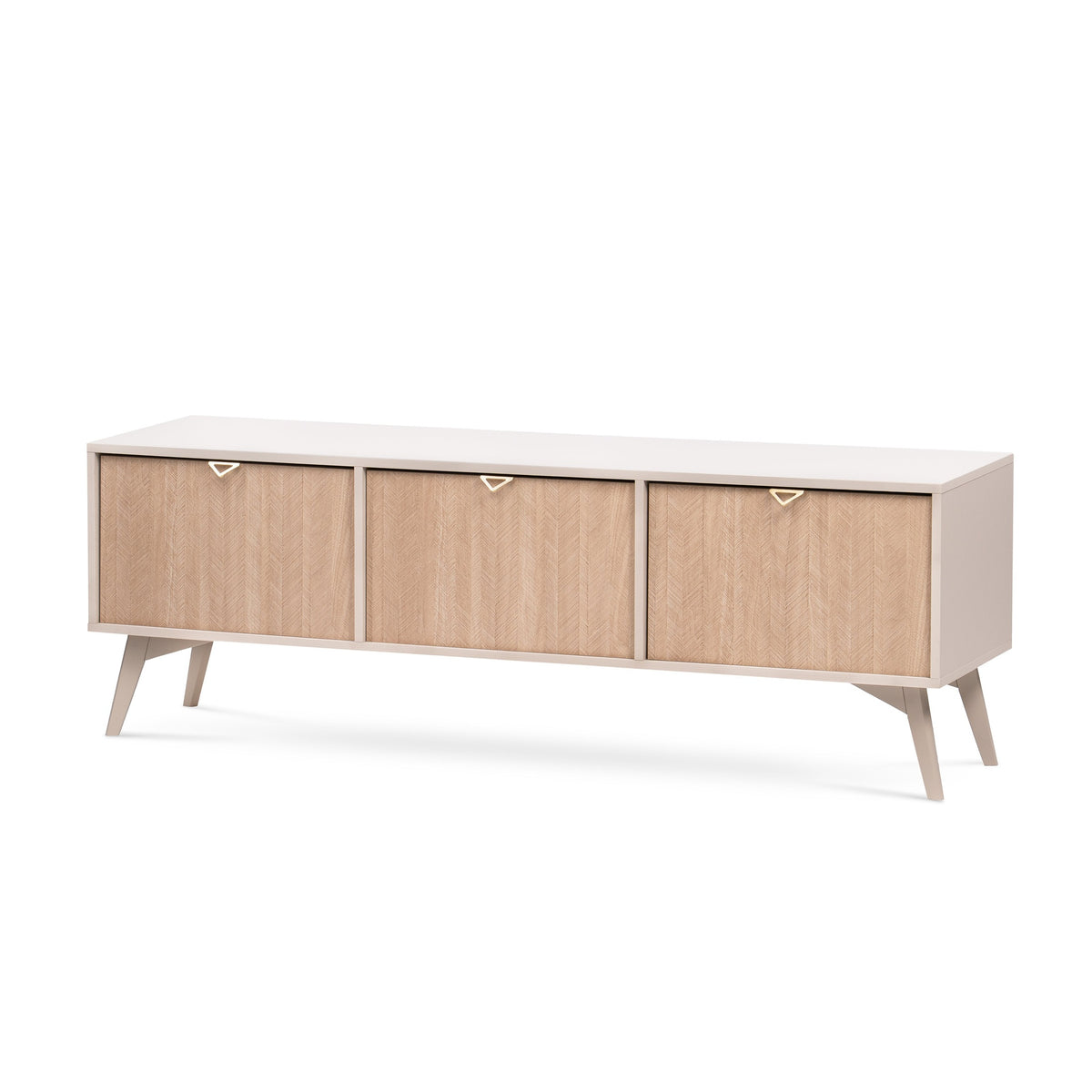 TV-bord 158x52 i boho-stil | Mandala sandbeige