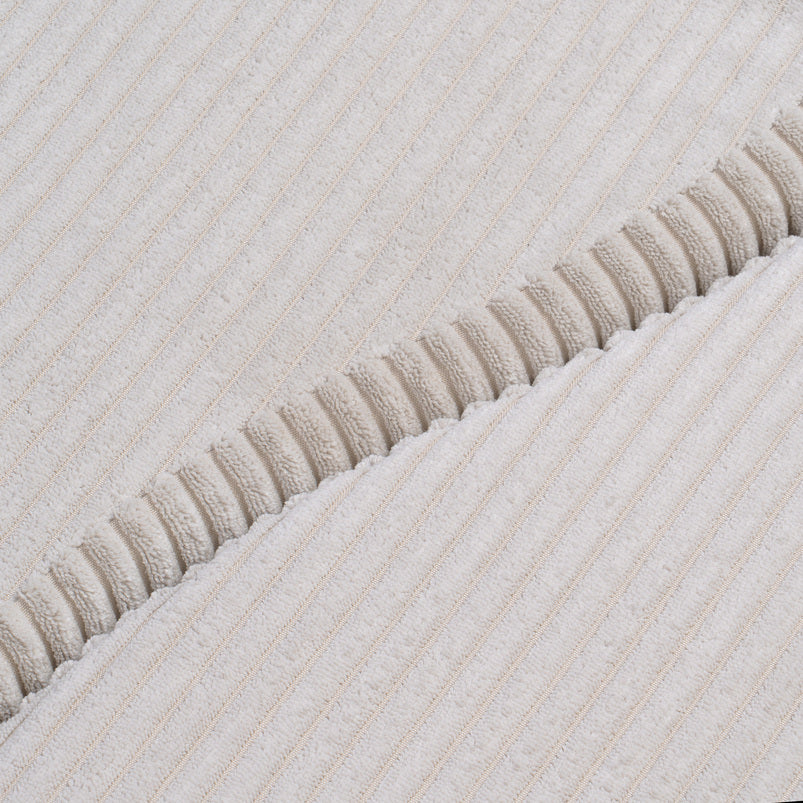 Kamelia-sofa i skum, fritstående, 200 cm, med sovefunktion i japandi-stil – nærbillede af detaljer og struktur