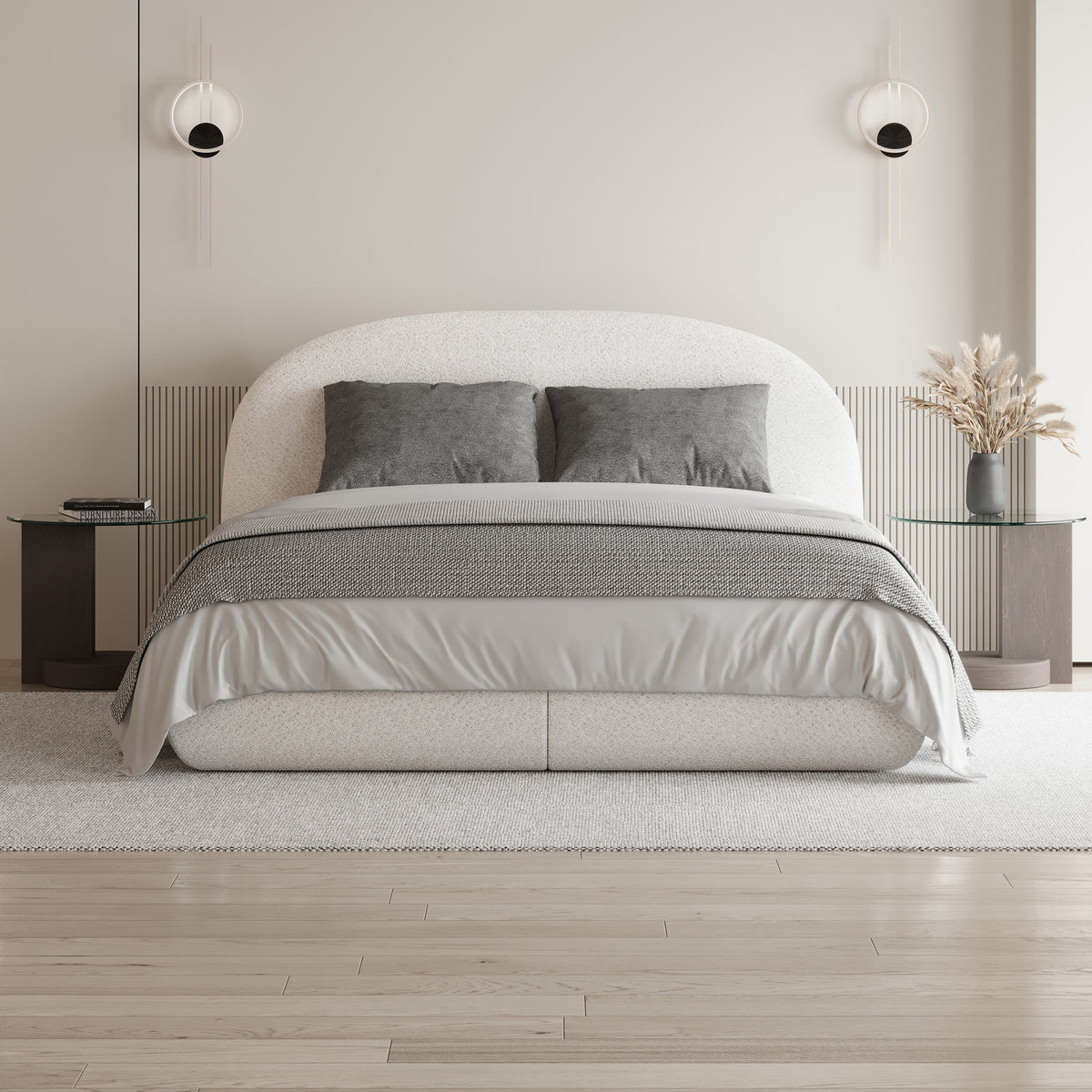 Glori-polsterseng 140/160/180 x 200 med opbevaringsrum i moderne stil – i indretningen