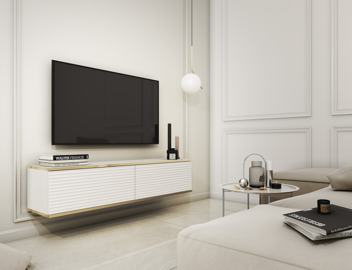 Meva TV-bord 135x30 i moderne stil – billede 11