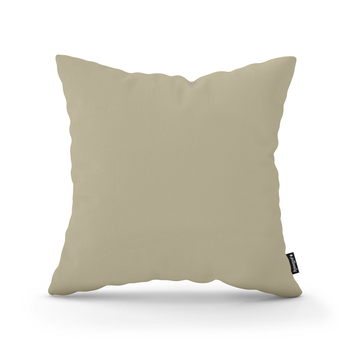 Poduszka dekoracyjna 45×45 cm w stylu minimalistycznym | Gładka Pastelowy Taupe (KRONOS 45)