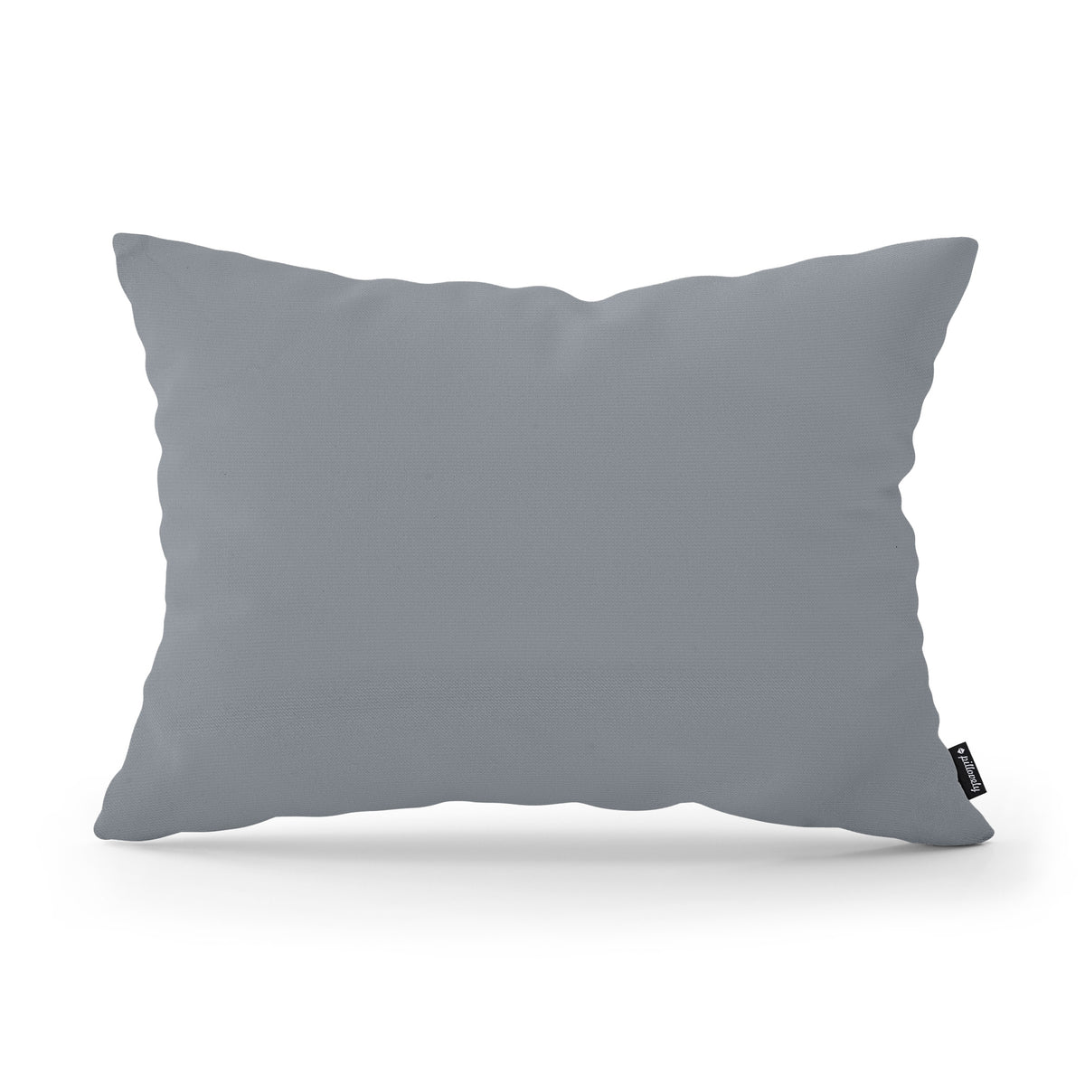 Poduszka dekoracyjna 40×55 cm w stylu modern i scandi, tkanina Kronos | Gładka Grafitowy Popiół (KRONOS 53)