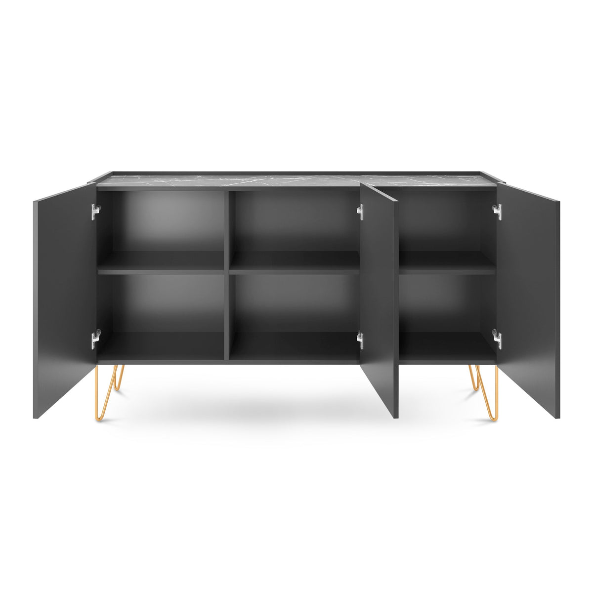 Ballada-kommode 144x83 i glamour-stil – billede 4