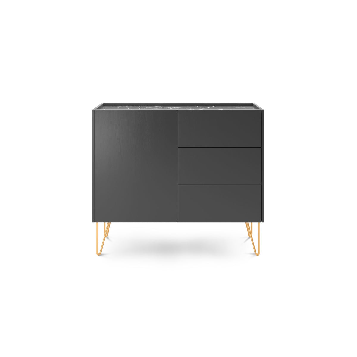 Ballada-kommode 97x83 i glamour-stil – billede 3
