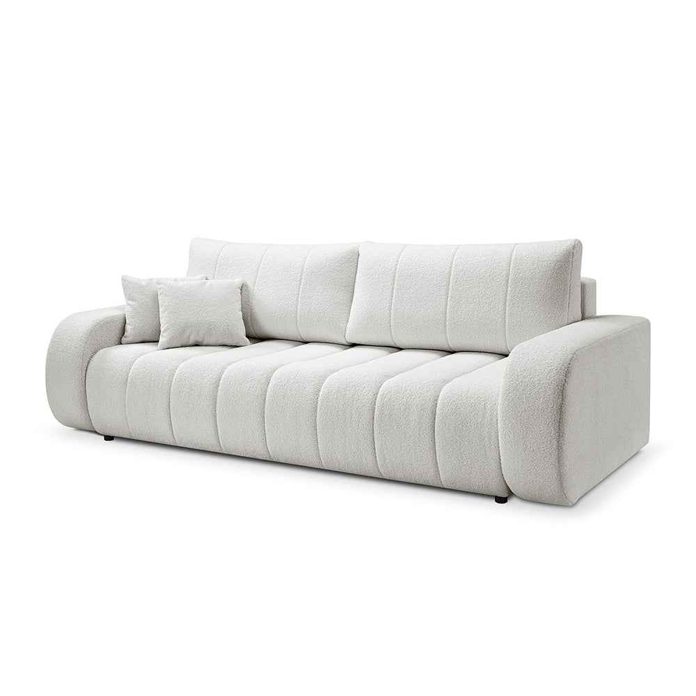 3-personers sovesofa, 144x200, i skandinavisk stil | BALOA Morgentåge (LAMBI 07)