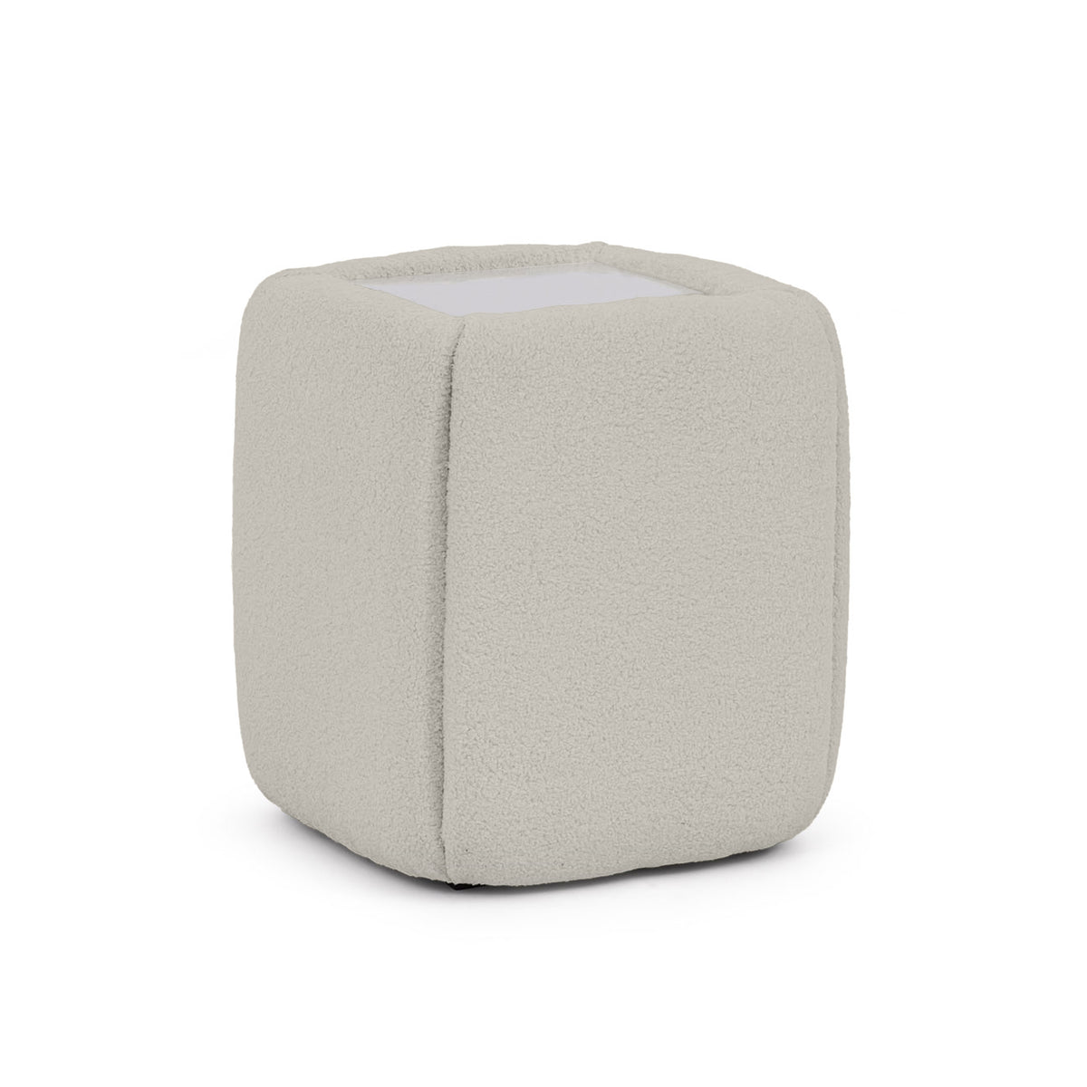 Natbord 50x55 uden skuffer i minimalistisk stil | Neria, pudderfarvet benfarve (LAMBI 08)