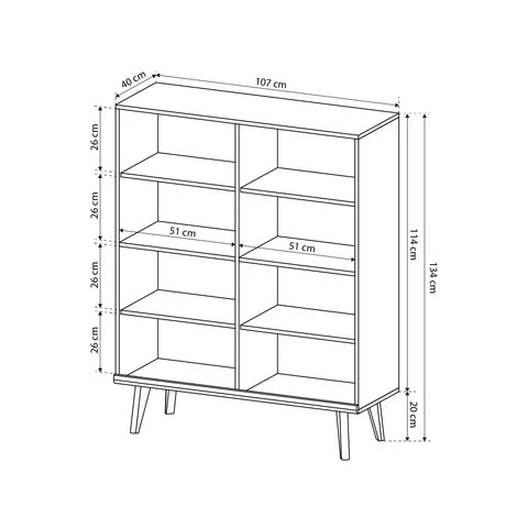 Lato-kommode 107x134 i skandinavisk stil – billede 6