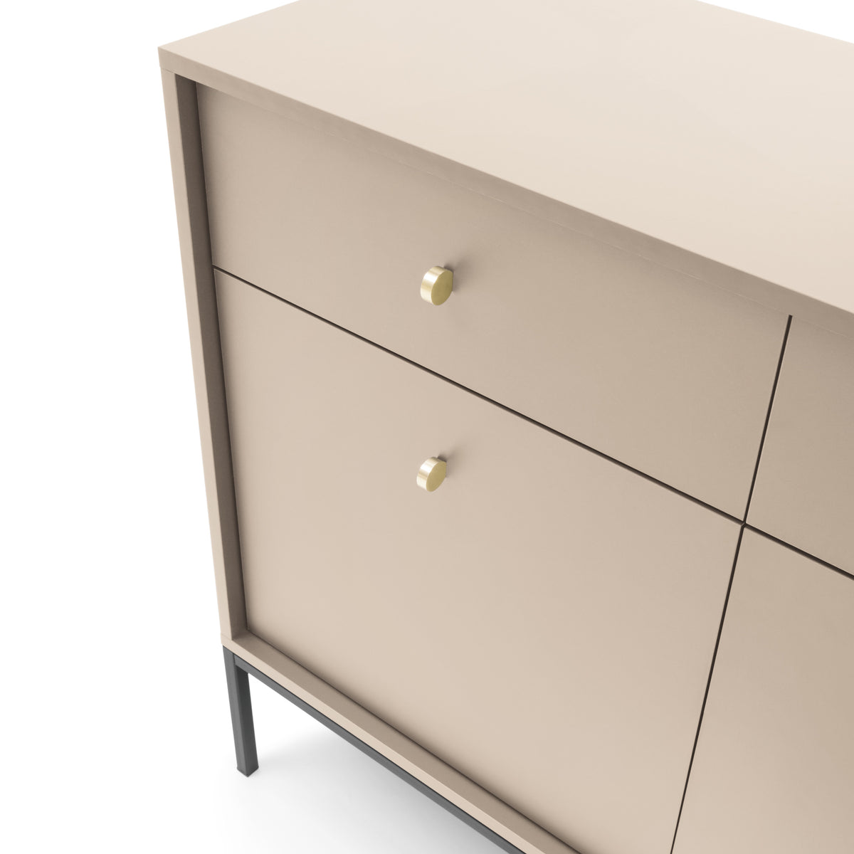 Kviat-kommode 104x84 i vintage-stil – billede 8