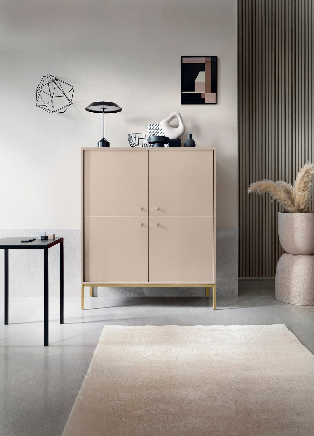 Kviat-kommode 104x126 i vintage-stil – billede 8