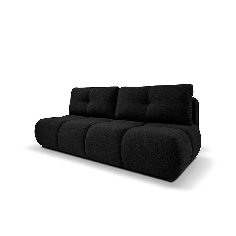 3-personers sofa med sovemulighed, 142x200, i blød minimalistisk stil | Milorya Dybafgrund (NOW OR NEVER 100)