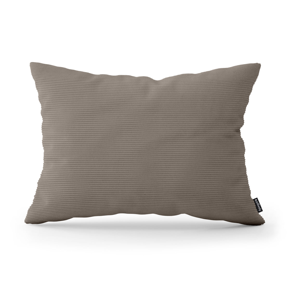 Poduszka dekoracyjna 40×55 cm do salonu w stylu loft | Sztruks Taupe Orzechowy (ONTARIO 03)