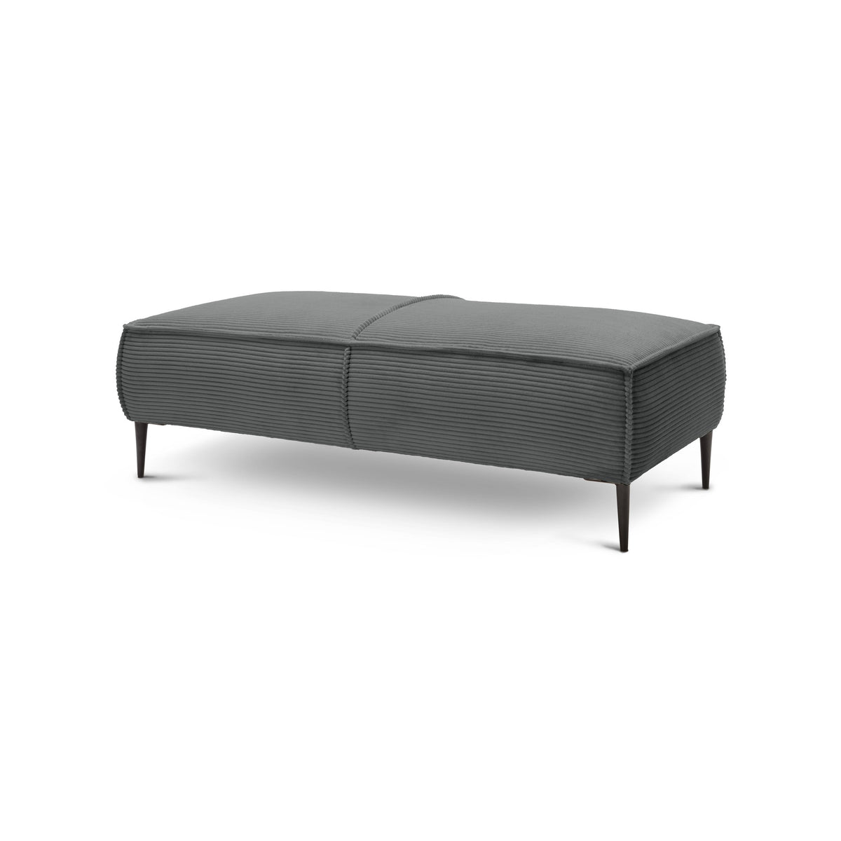 Pufa 140 cm do salonu w stylu modern | May Cynk (POSO 115)