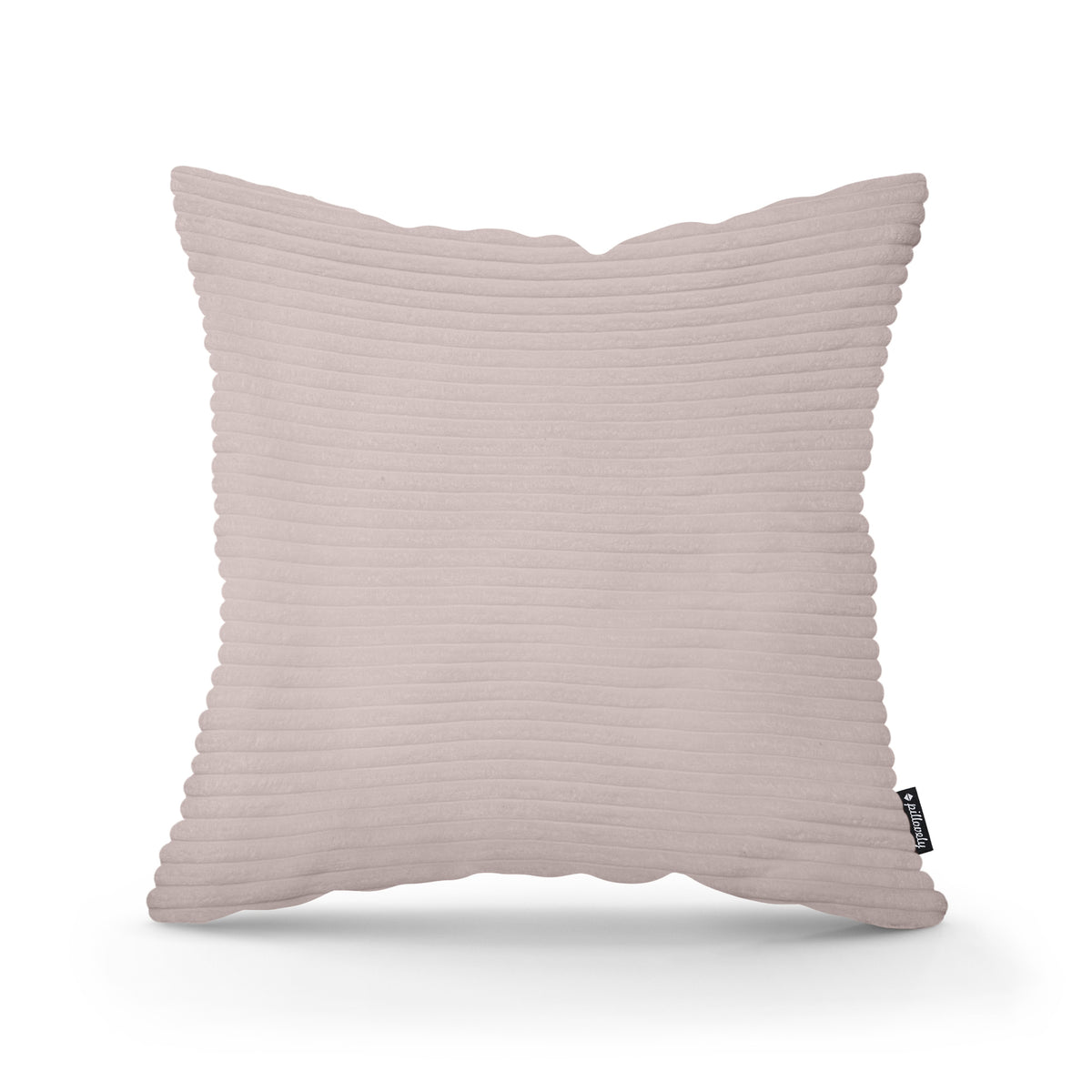 Poduszka dekoracyjna 45×45 cm w stylu scandi i boho | Szeroki Sztruks Płowe Szkło (POSO 145)