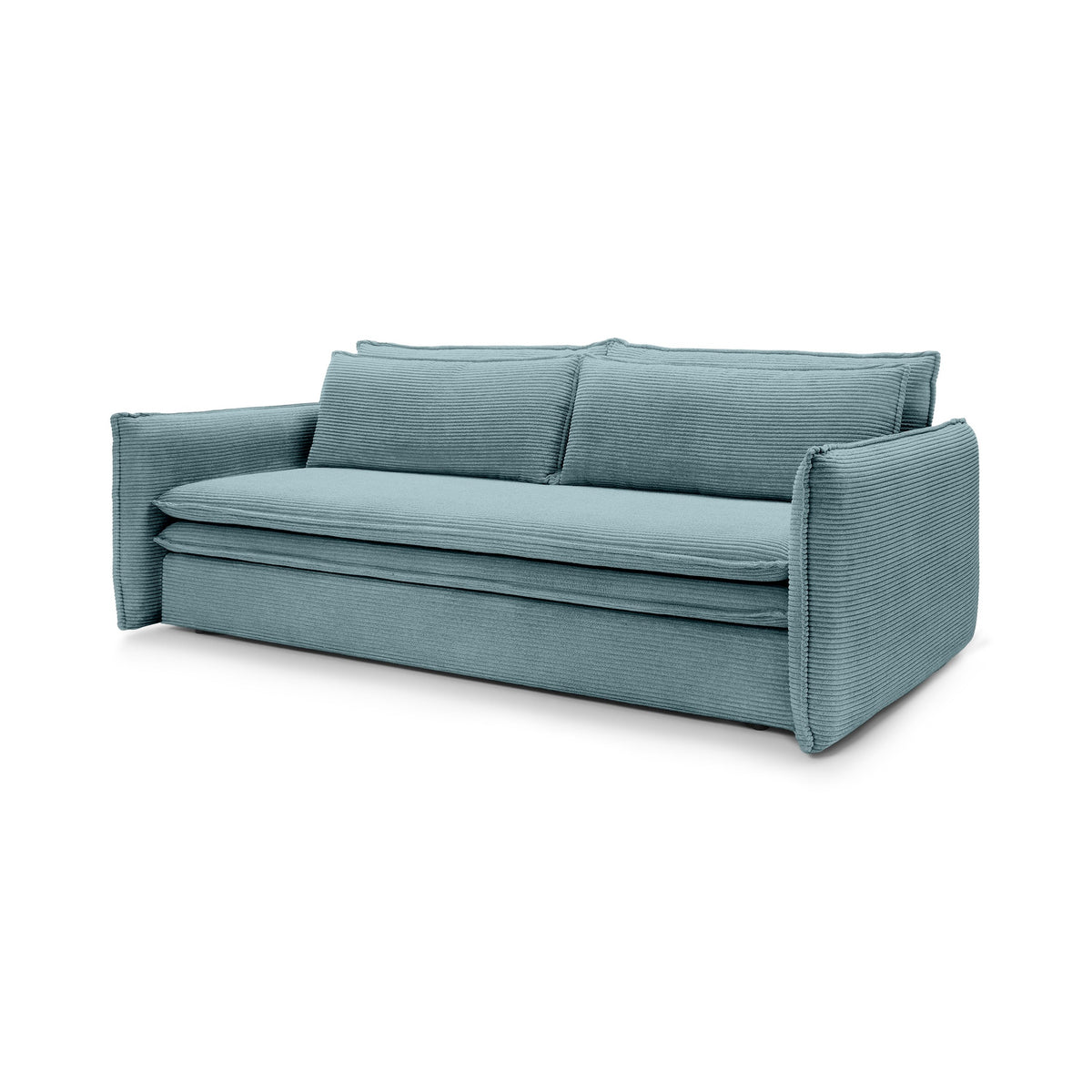 Sovesofa 140x200 med opbevaringsrum | Lily, Kold Mynte (POSO 26)