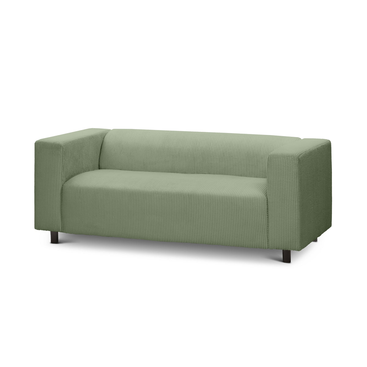 3-personers sofa, 175 cm | July Grågrøn (POSO 47)