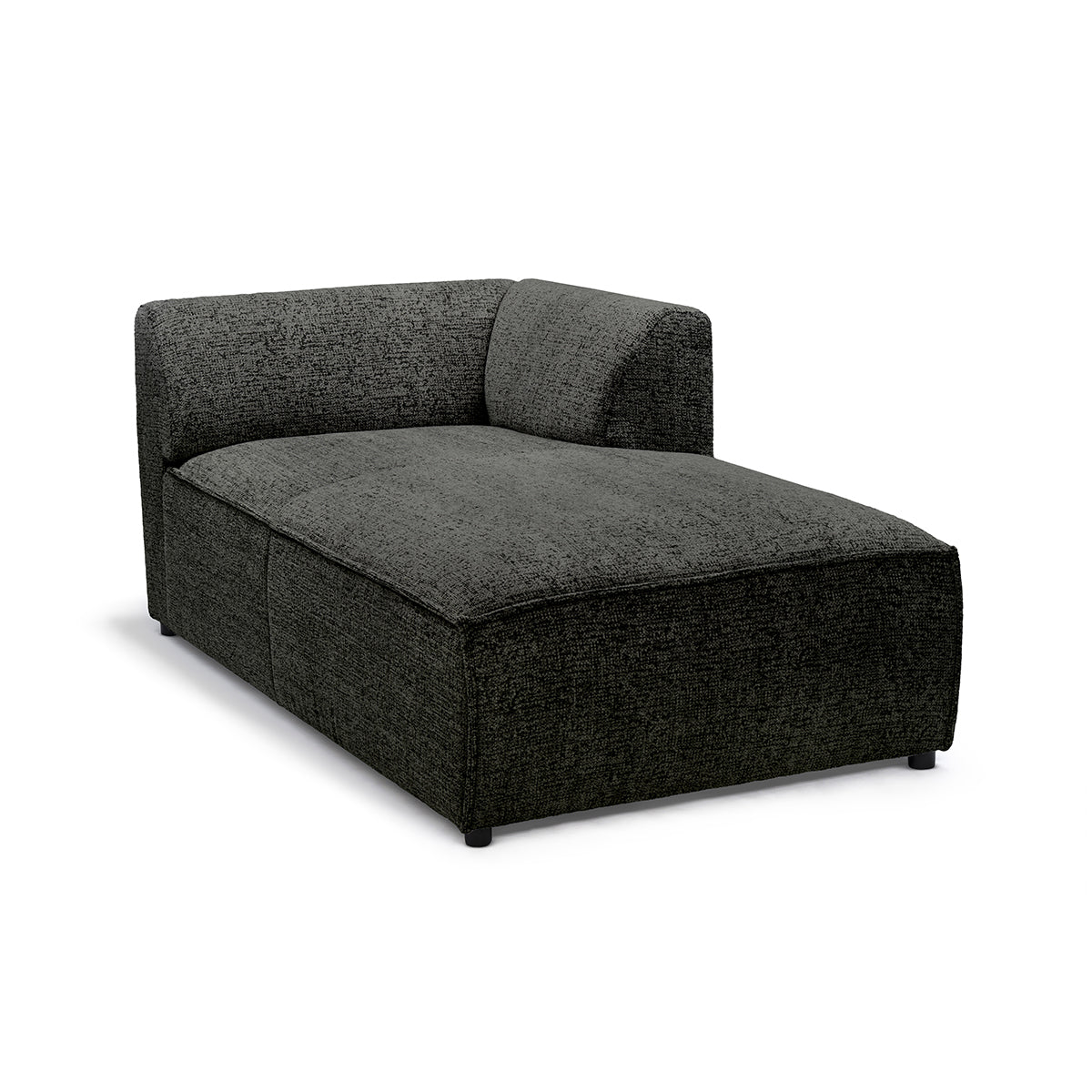 Sofa modułowa BRICK Moduł L Prawo Bazaltowy Popiół (BELLA 20)