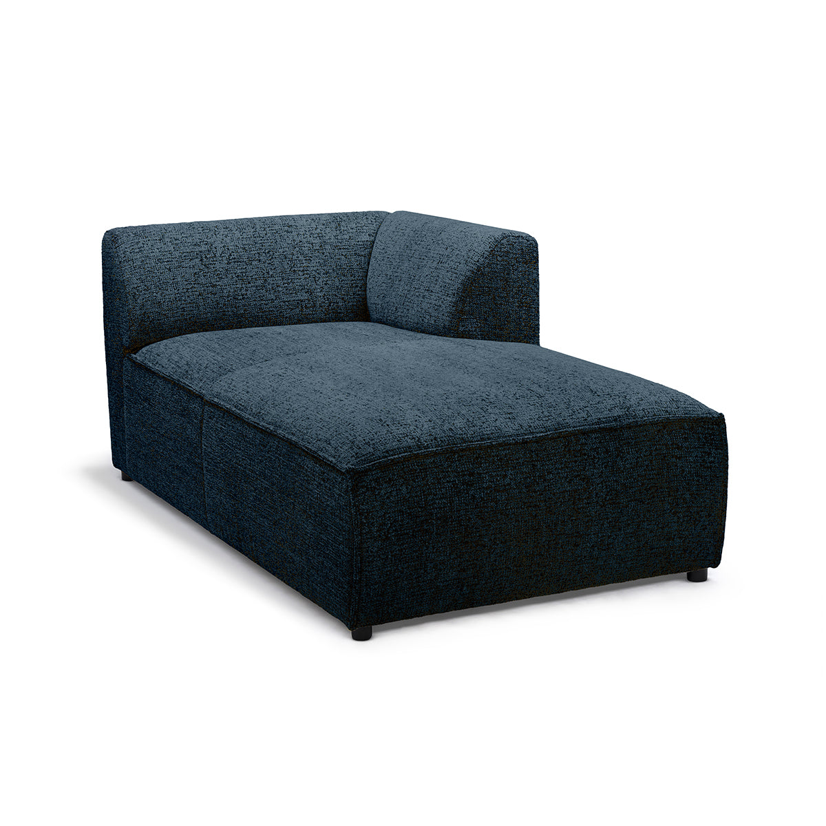 Sofa modułowa BRICK Moduł L Prawo Atramentowy Grafit (BELLA 30)