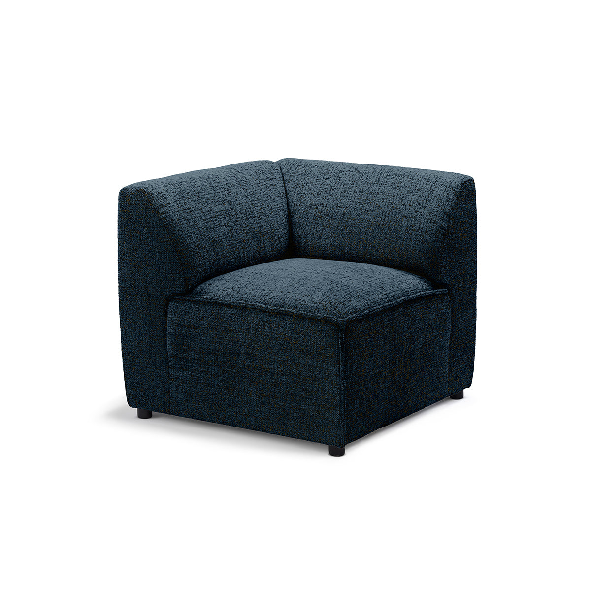 Sofa modułowa BRICK Moduł M Prawo Atramentowy Grafit (BELLA 30)
