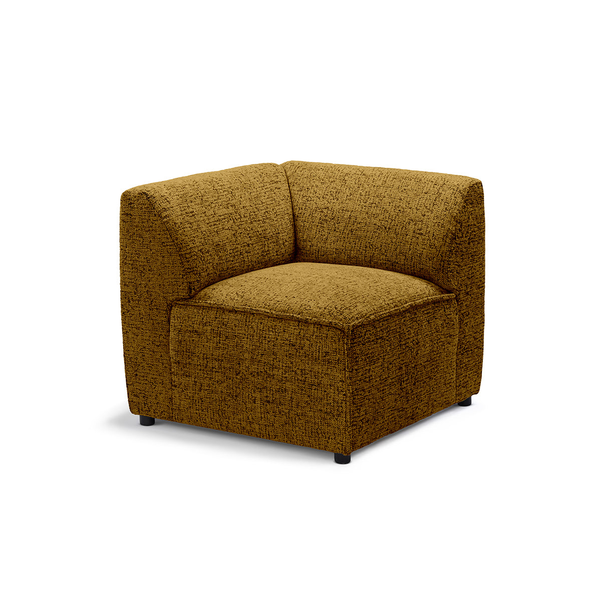 Sofa modułowa BRICK Moduł M Prawo Złoty Dąb (BELLA 45)