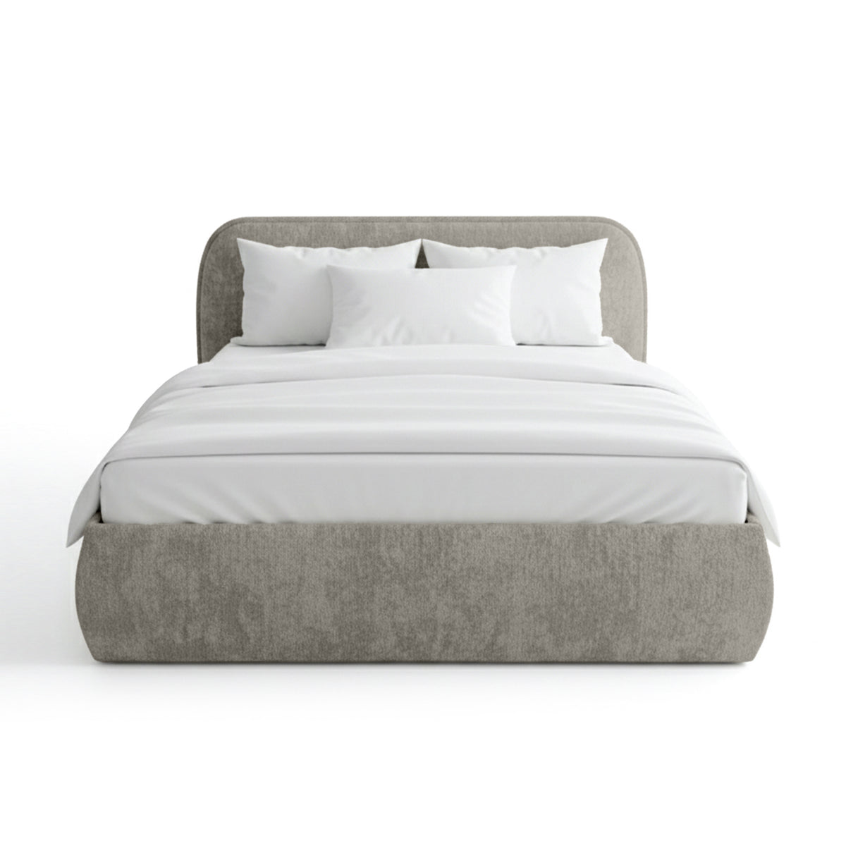 Łóżko tapicerowane Eterial z pojemnikiem w stylu soft modern – zdjęcie 25
