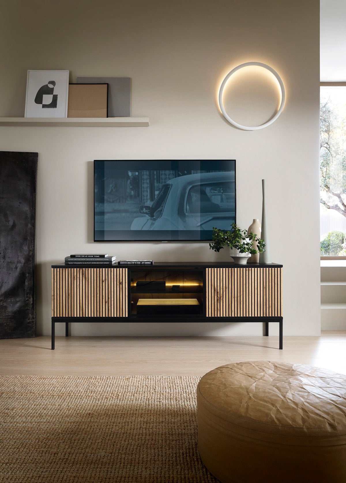 Lampy TV-bord til fjernsyn, 154x56, i moderne stil – billede 7