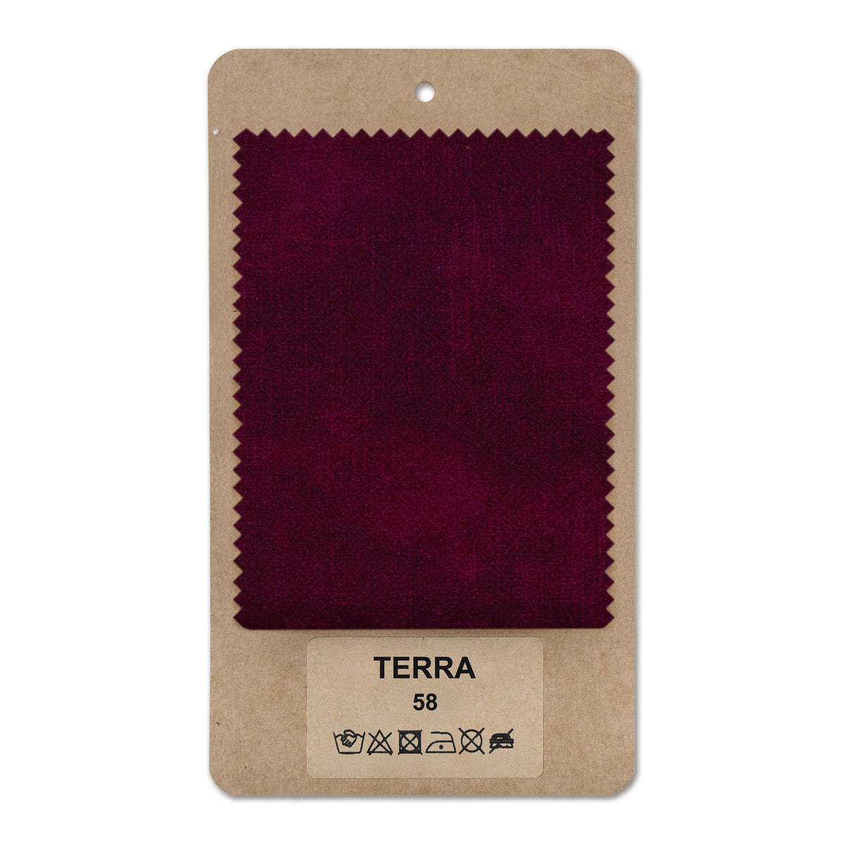 Próbnik tkanin TERRA Burgundowa Głębia (TERRA 58)