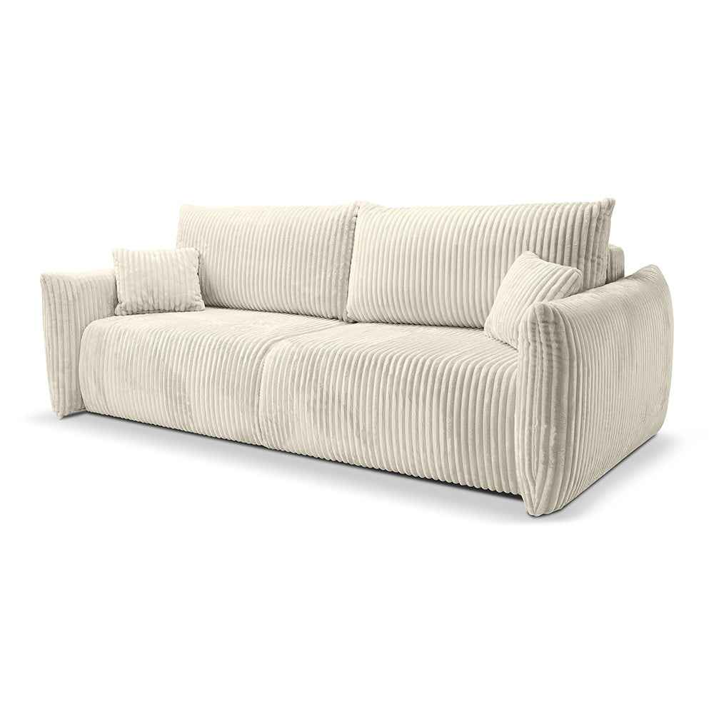 3-personers sovesofa, 145x200, med opbevaringsrum i moderne stil | ALLORO Pudret Perle (TILIA 01)
