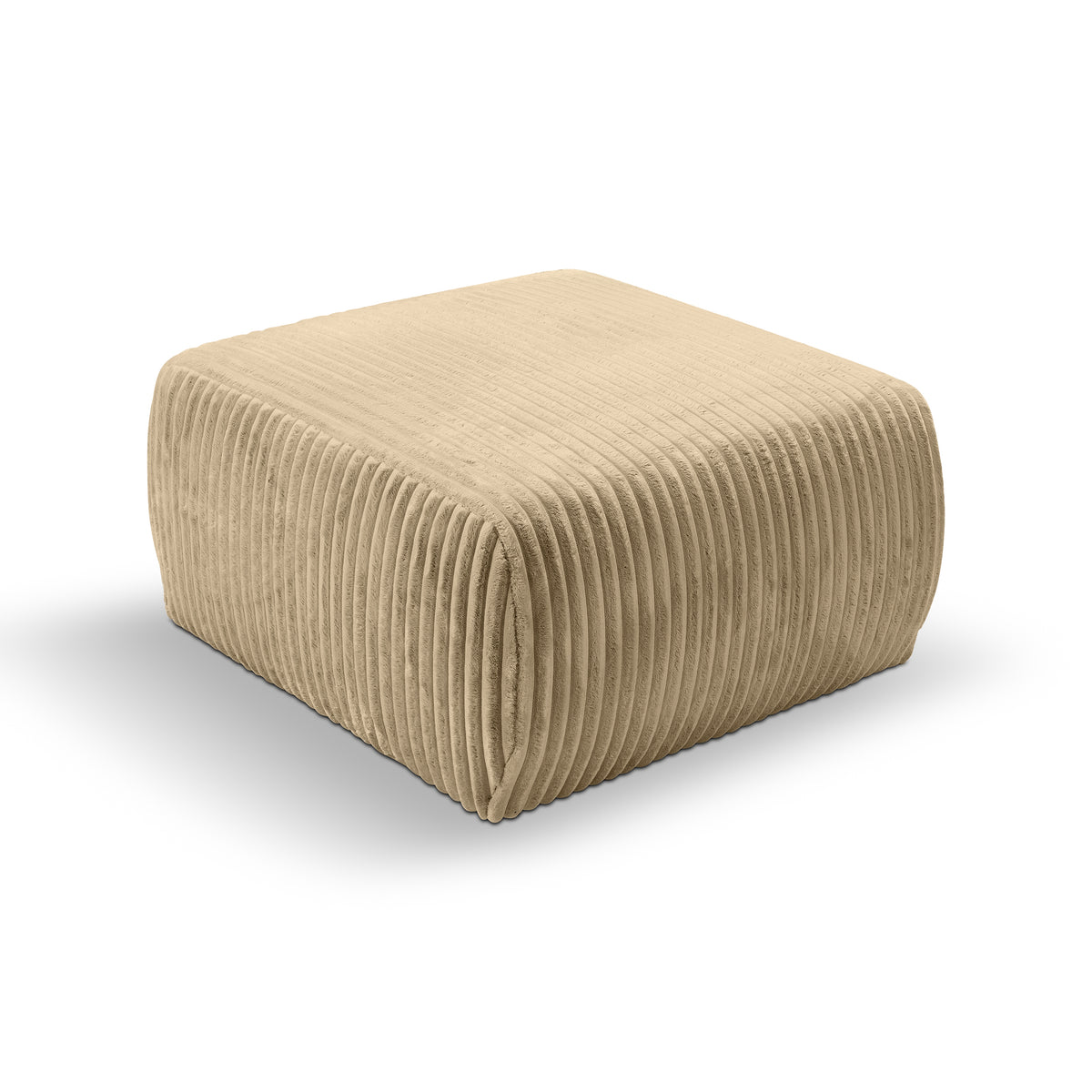 Polstret puf 82x41 i vintage-stil | ALLORO Olivenfarvet Kobber (TILIA 11)