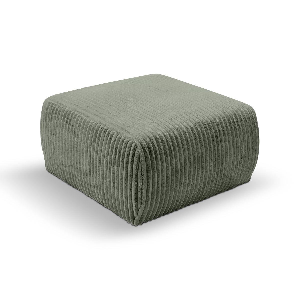Polstret puf 82x41 i vintage-stil | ALLORO Sten-Salvie (TILIA 37)