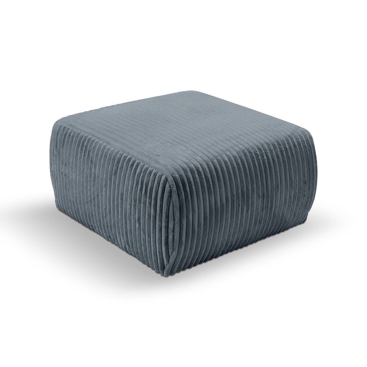 Polstret puf 82x41 i vintage-stil | ALLORO Morgengrafit (TILIA 85)