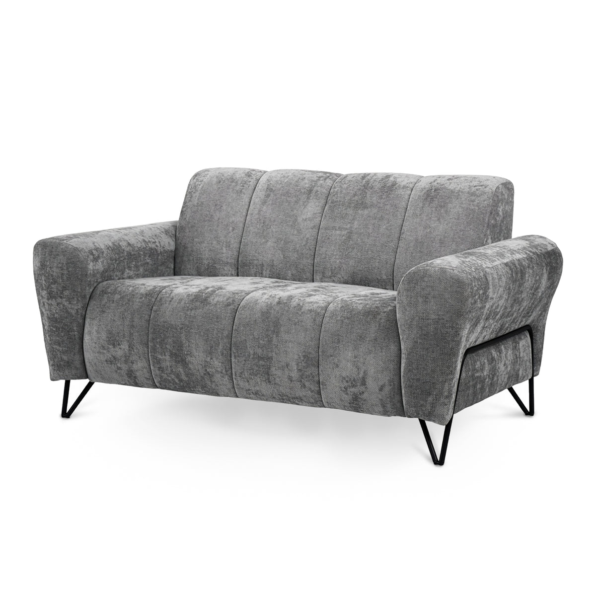 To-personers sofa til små rum, Vega-stof | Nellia Sølvsten (VEGA 13)