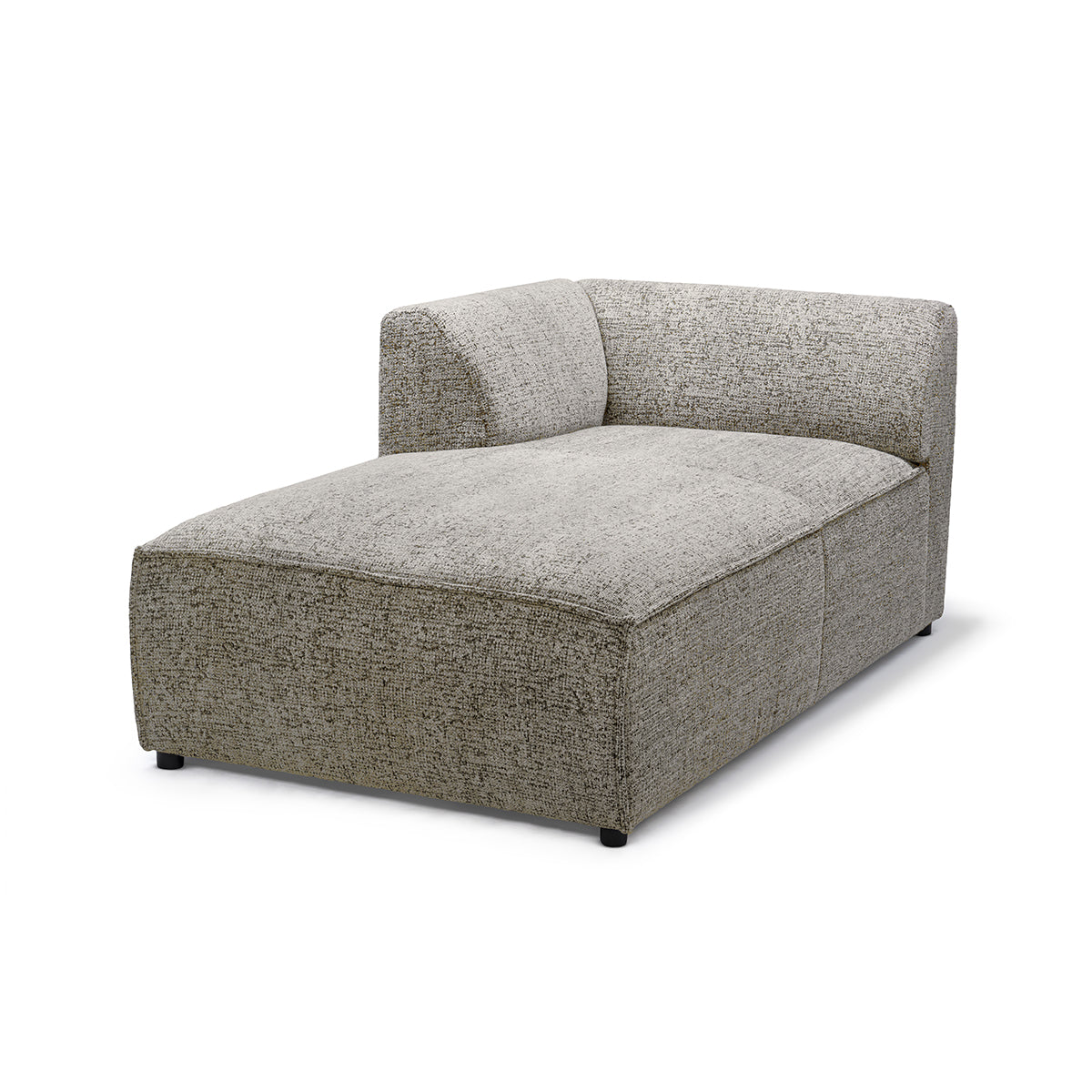 Sofa modułowa BRICK Moduł L Lewo Szary Taupe (BELLA 15)