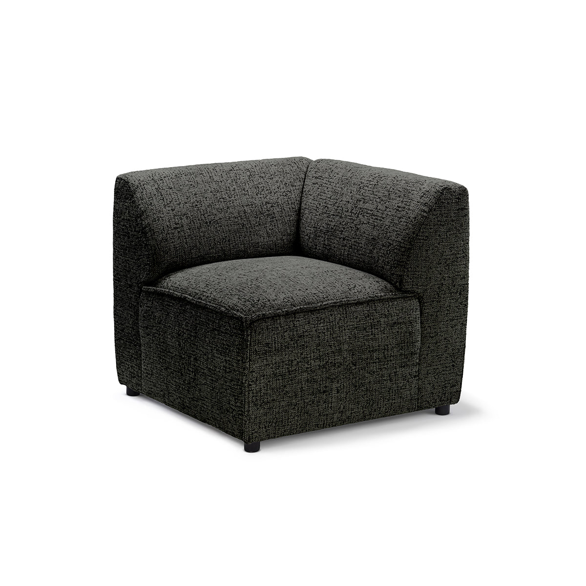 Sofa modułowa BRICK Moduł M Lewo Bazaltowy Popiół (BELLA 20)