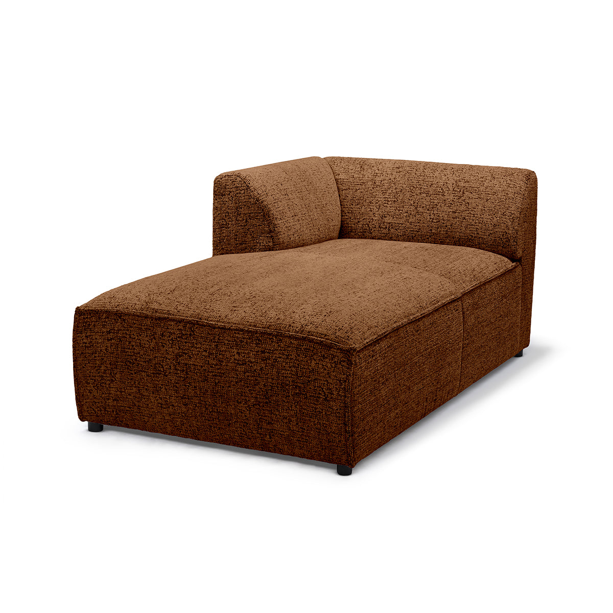 Sofa modułowa BRICK Moduł L Lewo Orzechowy Mat (BELLA 40)