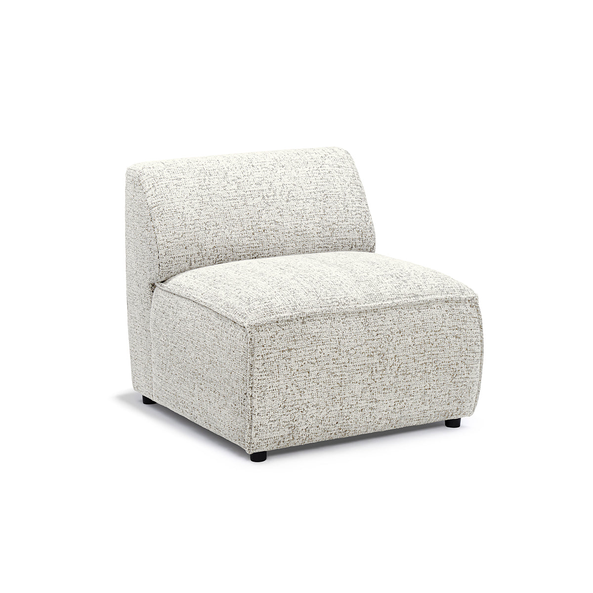 Sofa modułowa BRICK Moduł S Uniwersalny Kremowy Pergamin (BELLA 50)