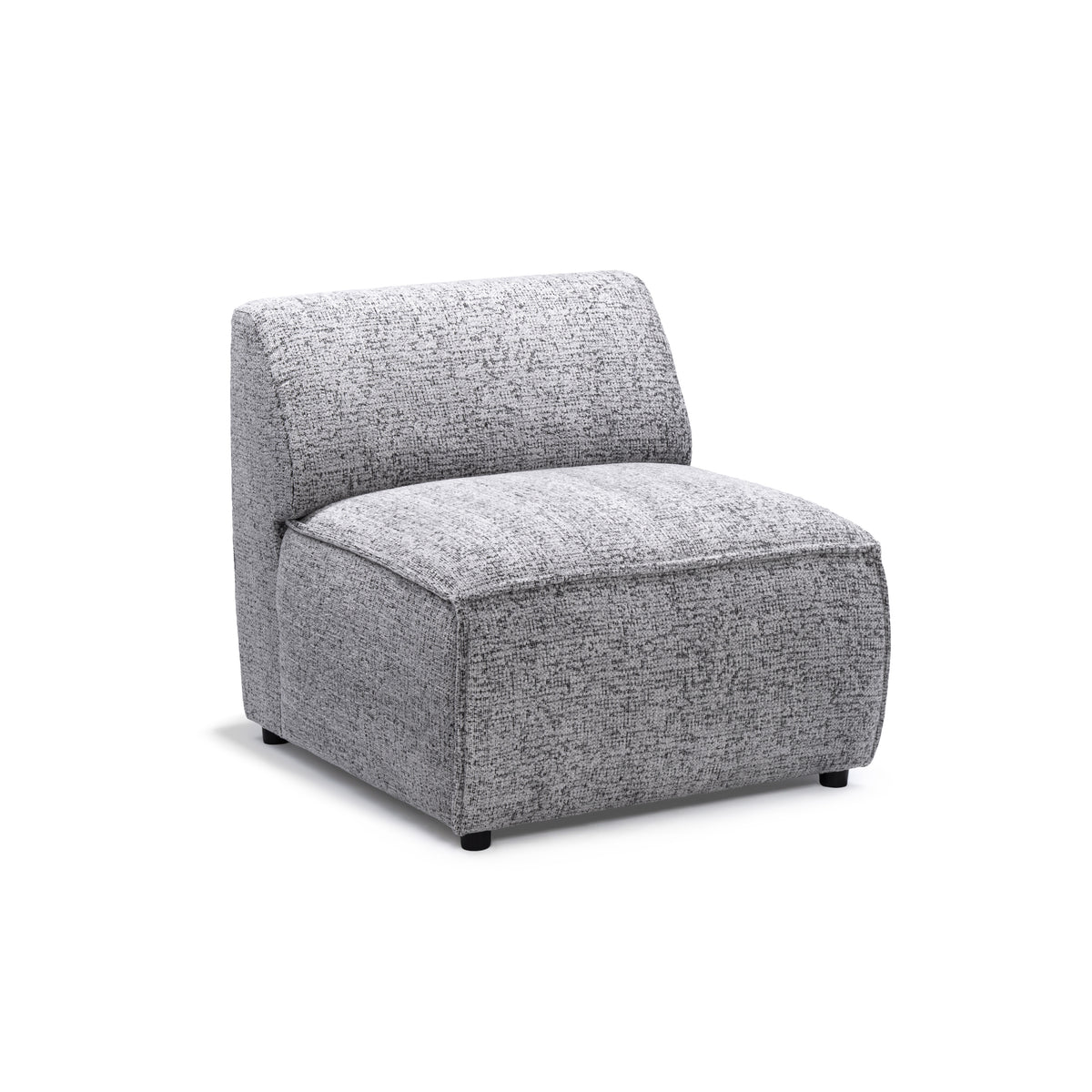 Sofa modułowa BRICK Moduł S Uniwersalny Szary Mat (BELLA 65)