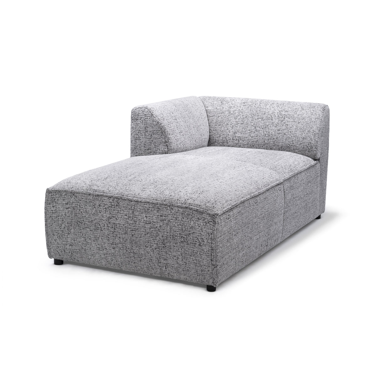 Sofa modułowa BRICK Moduł L Lewo Szary Mat (BELLA 65)