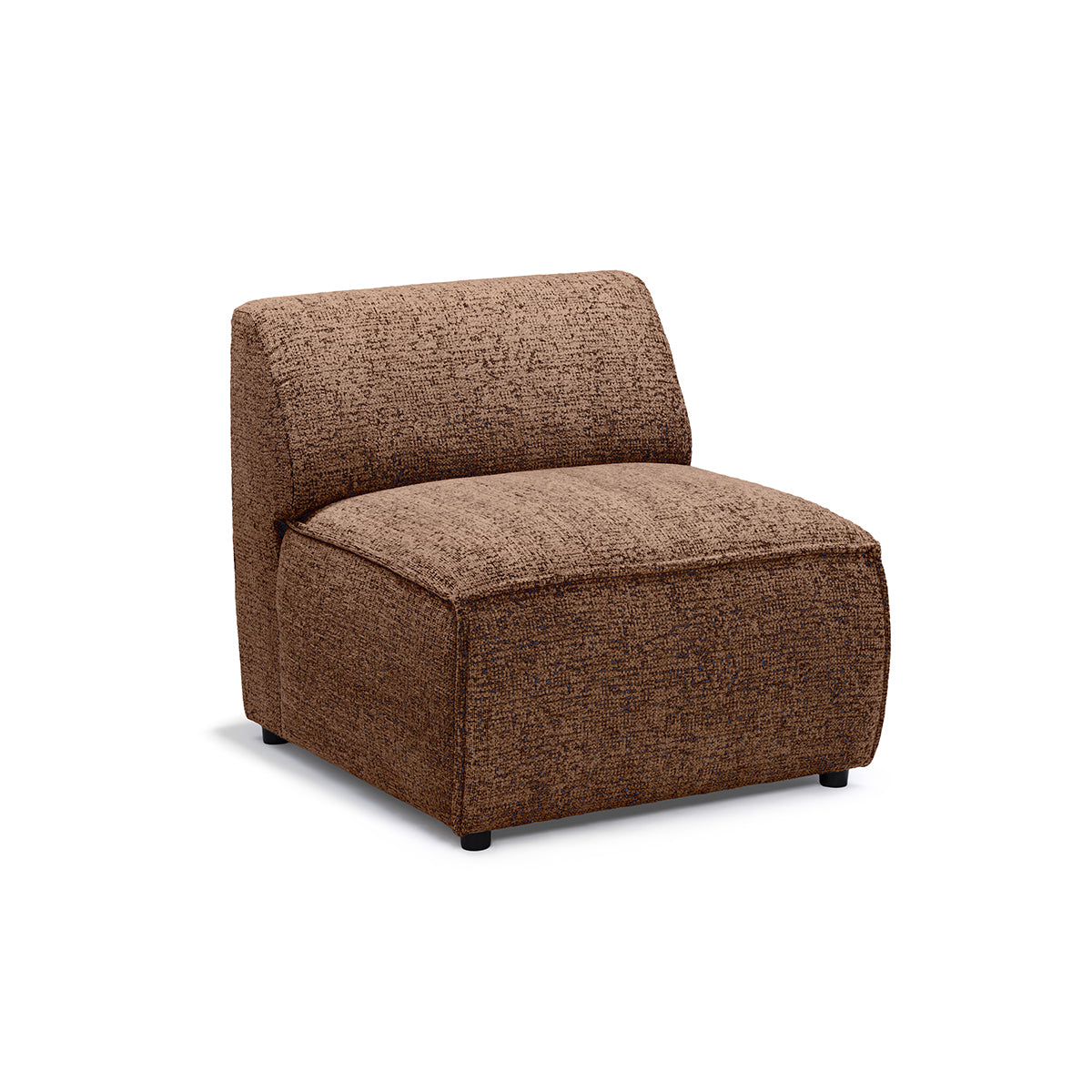 Sofa modułowa BRICK Moduł S Uniwersalny Cynamonowy Dąb (BELLA 70)