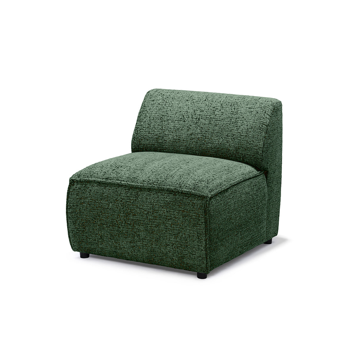 Sofa modułowa BRICK Moduł S Lewo Zielony Onyks (BELLA 80)