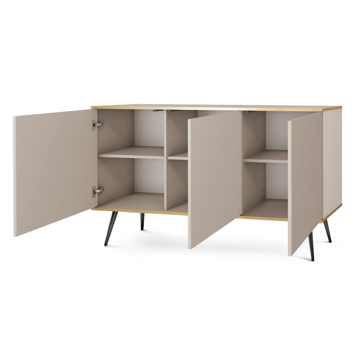Meva-kommode 160x85 i glamour-stil – billede 5