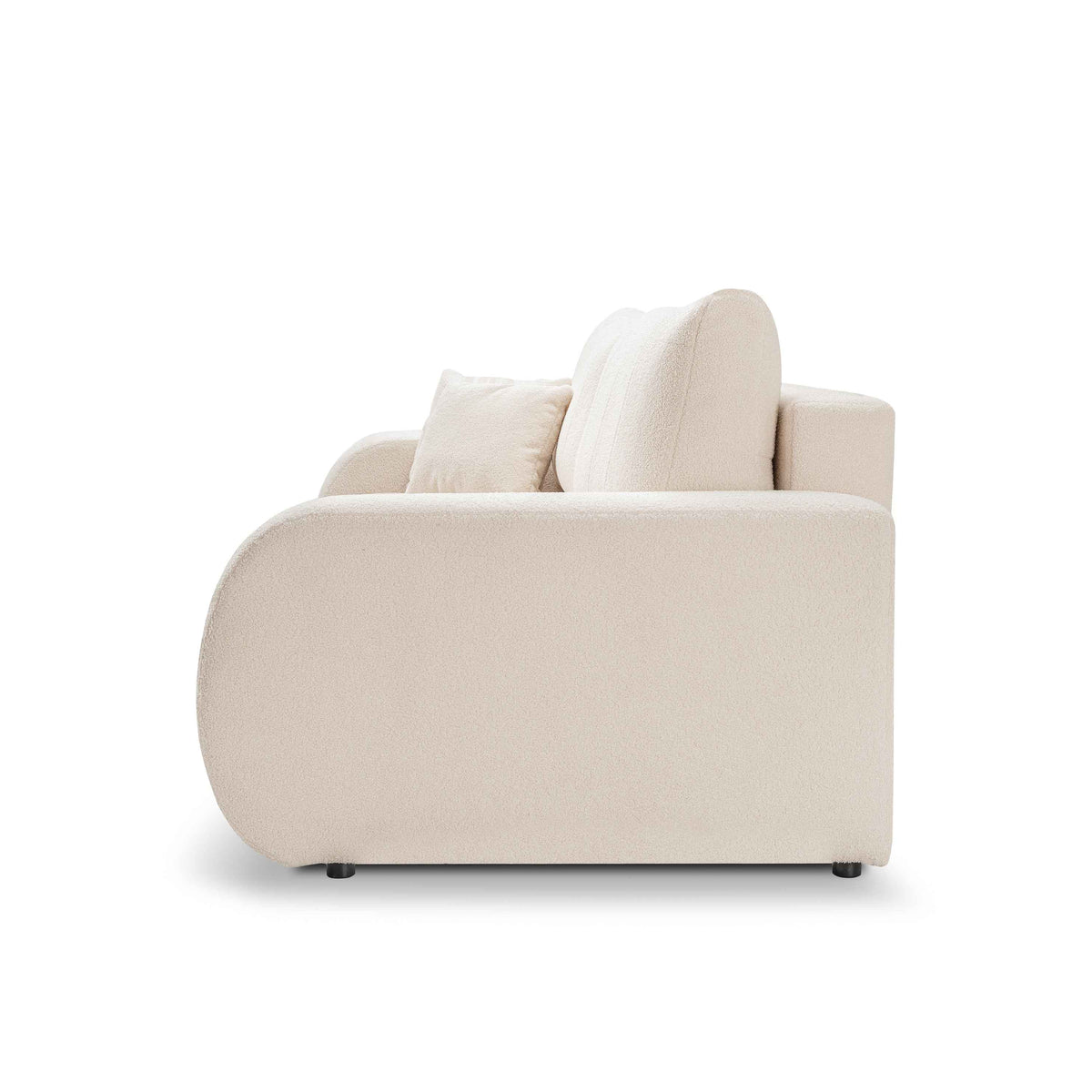 Baloa 3-personers sovesofa, 144x200, i skandinavisk stil – set fra siden
